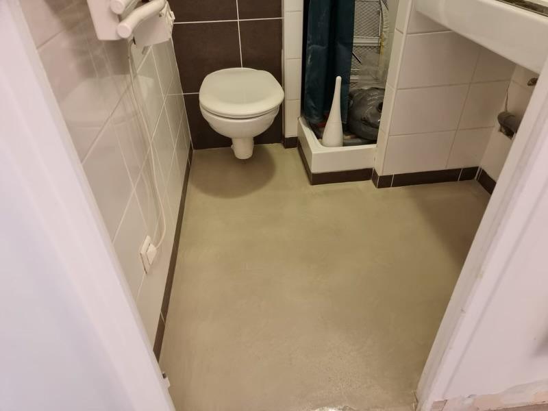 Béton ciré - Résultat final